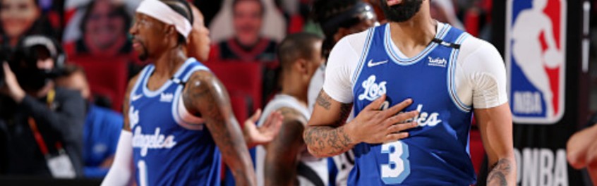  浓眉哥统治禁区湖人客场击败掘金队