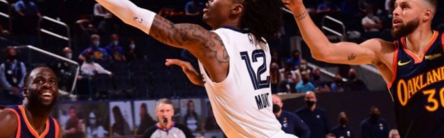  莫兰特禁赛归来率队击败开拓者  